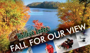 AJ's Walleye Lodge | Lake Gogebic | Bergland Bay, MI | Fall for our view